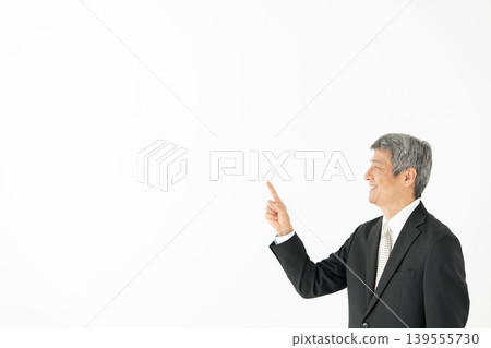 Male, business, portrait, pointing finger Male, business, portrait, pointing finger 139555730
