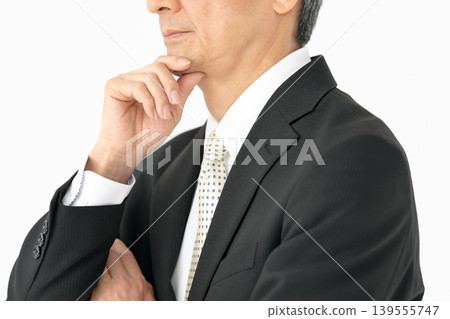 Male, Business, Portrait, Thinking Male, Business, Portrait, Thinking 139555747