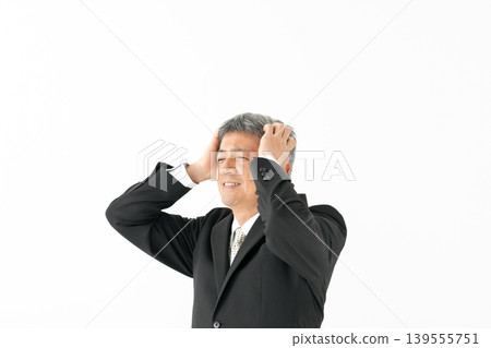 Male, Business, Portrait, Thinking Male, Business, Portrait, Thinking 139555751