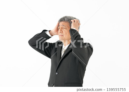 Male, Business, Portrait, Thinking 139555755
