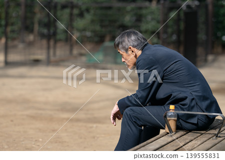 depressed businessman depressed businessman 139555831