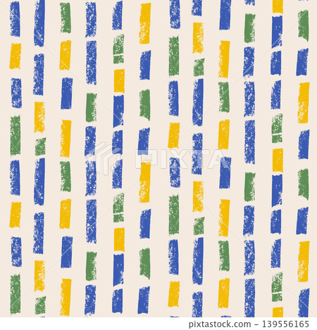 Small dash vertical child-like lines seamless pattern. Pastel freehand summer design. Abstract grunge mediterranean amalfi surface bg geometric Italy motif. Hand drawn line texture. Vector background Small dash vertical child-like lines seamless pattern. Pastel freehand summer design. Abstract grunge mediterranean amalfi surface bg geometric Italy motif. Hand drawn line texture. Vector background 139556165