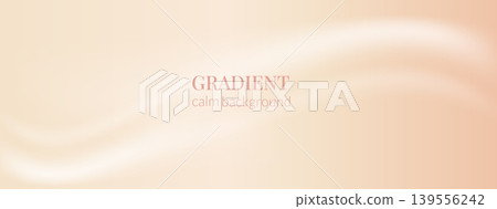Beige, rose wave gradient with dreamy gold air in a soft ombre glow. Warm beige and rose peach on a calm fuzzy vector backdrop. Gradation for luxury skincare stationery Beige, rose wave gradient with dreamy gold air in a soft ombre glow. Warm beige and rose peach on a calm fuzzy vector backdrop. Gradation for luxury skincare stationery 139556242
