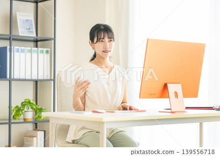 Office worker, female, engineer 139556718