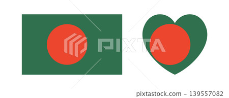 Bangladesh flag button, sticker. Set of National flag of Bangladesh banner, background. Flag heart, rectangle icon, badge. Heart, rectangular flag. Bangladesh flag button, sticker. Set of National flag of Bangladesh banner, background. Flag heart, rectangle icon, badge. Heart, rectangular flag. 139557082