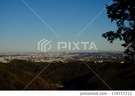 從高尾山眺望的街景 從高尾山眺望的街景 139557212