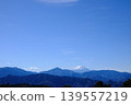 Mount Fuji in winter as seen from Mount Takao 139557219