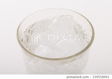 Sparkling water with lemon Sparkling water with lemon 139558041