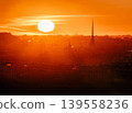 St. Petersburg cityscape with Peter and Paul Cathedral at sunset 139558236