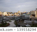 May 2026: Evening view of Iwaki Station from Iwaki-Taira Castle Ruins Park. 139558294