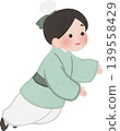 Cute Tanabata illustration of Hikoboshi (the male star in the Tanabata legend) - Vector material 139558429
