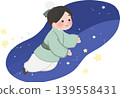 Cute Tanabata illustration of Hikoboshi (the male star in the Tanabata legend) - Vector material 139558431