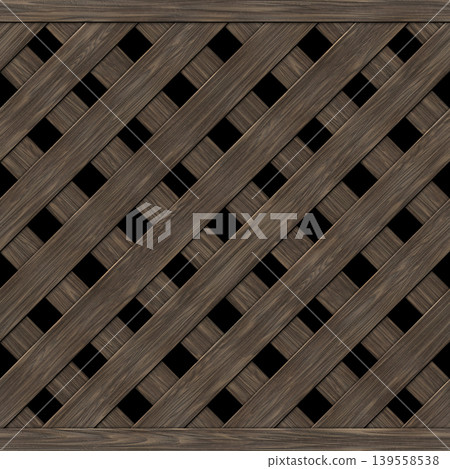 Rustic Wooden Garden Fence Seamless Texture Rustic Wooden Garden Fence Seamless Texture 139558538