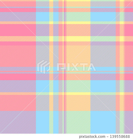 Pride textile texture fabric, no people vector background plaid. Seasonal pattern tartan check seamless in red and cyan colors. Pride textile texture fabric, no people vector background plaid. Seasonal pattern tartan check seamless in red and cyan colors. 139558688