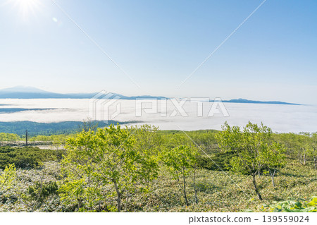 層巒疊嶂,雲海翻騰:北海道壯麗的夏季山景(初夏,六月) 層巒疊嶂,雲海翻騰:北海道壯麗的夏季山景(初夏,六月) 139559024