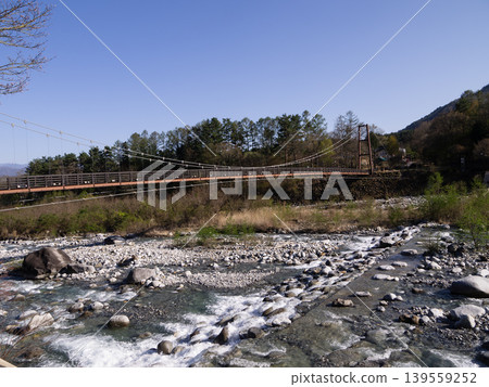 April 2026, Komagane City, Otagiri River and Komakusa Bridge 139559252