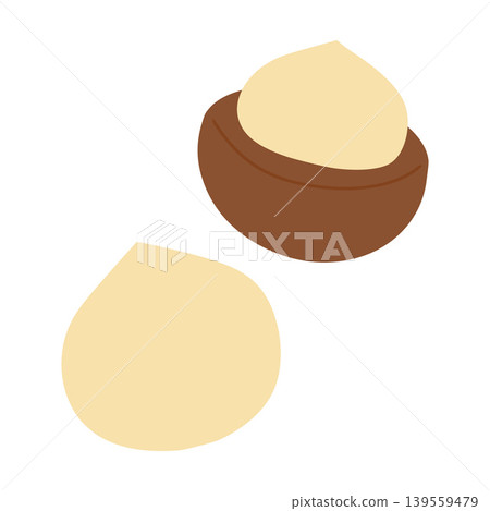 Macadamia nut healthy eating food ingredient 139559479