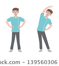 young man doing gymnastics 139560306