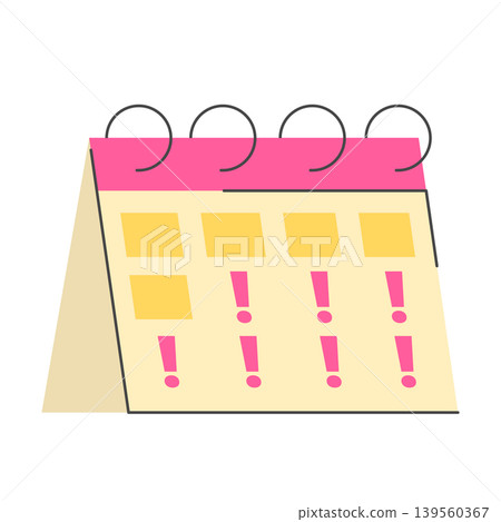 Missed period icon vector isolated Missed period icon vector isolated 139560367