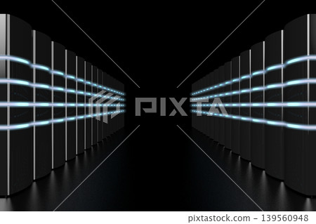 3D modern black servers with LED lights - great for topics like datacenter/ hosting/ storage etc. 3D modern black servers with LED lights - great for topics like datacenter/ hosting/ storage etc. 139560948