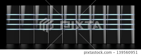 3D modern black servers with LED lights - great for topics like datacenter/ hosting/ storage etc. 3D modern black servers with LED lights - great for topics like datacenter/ hosting/ storage etc. 139560951