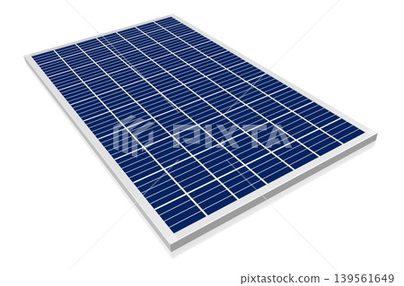 Solar panels concept - 3D illustration Solar panels concept - 3D illustration 139561649