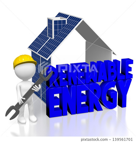 House, solar panels concept House, solar panels concept 139561701