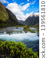 Crystal clear water at Monkey Creek in Hollyford Valley, Fiordland National Park, New Zealand. 139561810
