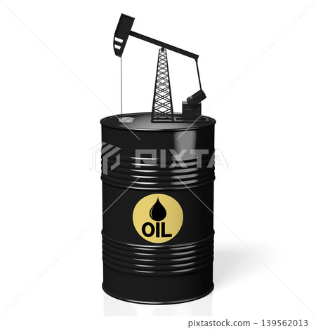 Oil barrel and extraction well Oil barrel and extraction well 139562013
