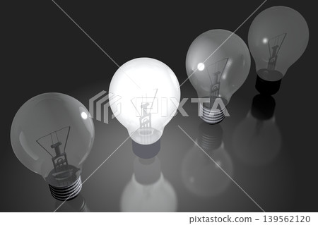 Lightbulb concept Lightbulb concept 139562120
