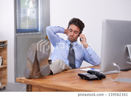 Business man, phone call and frustration in workplace, contact and consulting or stress. Businessperson, professional and communication or discussion, technology and smartphone for information Business man, phone call and frustration in workplace, contact and consulting or stress. Businessperson, professional and communication or discussion, technology and smartphone for information 139562161
