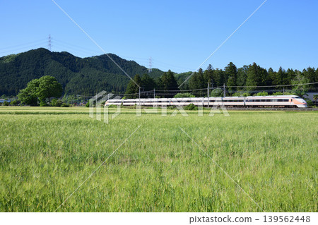 麥田和東武鐵道100系 Spacia 139562448