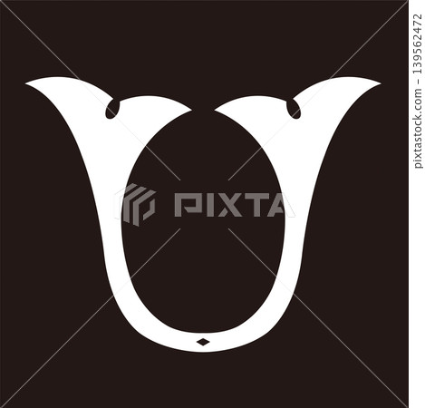 Family crest: Kuwagata (a type of ornamental crest) Family crest: Kuwagata (a type of ornamental crest) 139562472