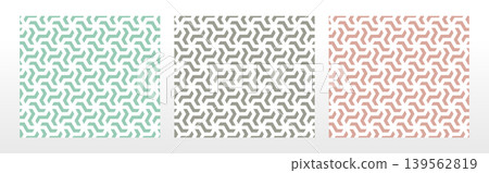 Set of abstract geometric patterns. Seamless vector backgrounds. Colored ornaments Graphic modern patterns Simple lattice graphic design Set of abstract geometric patterns. Seamless vector backgrounds. Colored ornaments Graphic modern patterns Simple lattice graphic design 139562819