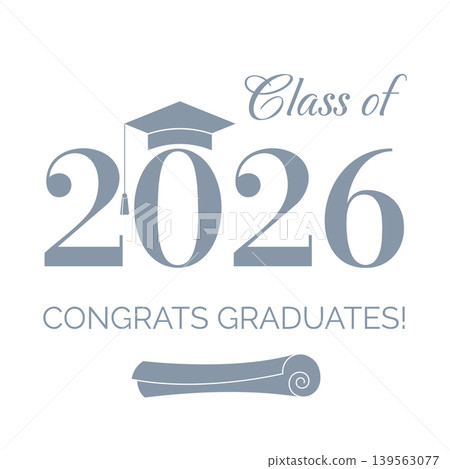 Congratulations graduates design template with graduation cap Congratulations graduates design template with graduation cap 139563077