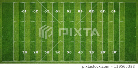 American Football Stadium field, top view 139563388