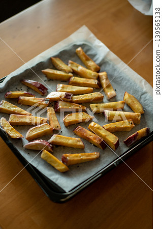 Golden Sweet Potato Sticks Golden Sweet Potato Sticks 139565138
