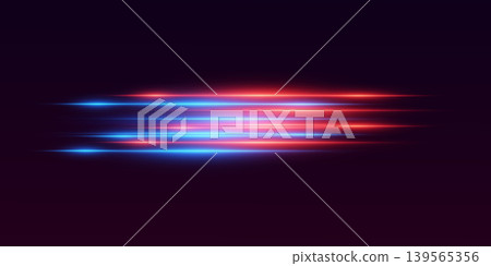 Abstract speed light streaks creating dynamic red and blue motion lines Abstract speed light streaks creating dynamic red and blue motion lines 139565356
