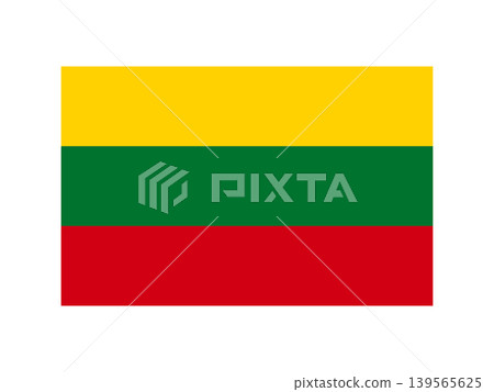 Lithuania flag illustration material 2 Lithuania flag illustration material 2 139565625