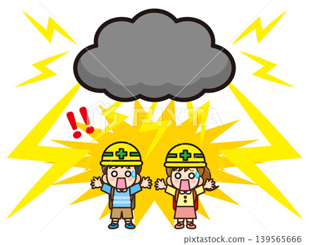 圖解:一名兒童被閃電擊中 圖解:一名兒童被閃電擊中 139565666