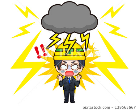 圖:一名上班族被閃電擊中身亡 圖:一名上班族被閃電擊中身亡 139565667
