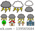 雨雲和閃電插圖集 2 139565684