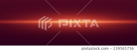 Glowing light beam creating horizon effect on dark red abstract background Glowing light beam creating horizon effect on dark red abstract background 139565756