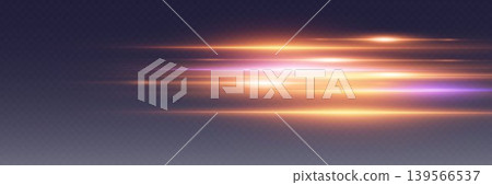 Dynamic light lines creating speed glow effect for abstract future background 139566537