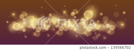 Golden bokeh lights creating a festive glowing abstract background Golden bokeh lights creating a festive glowing abstract background 139566702