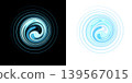An abstract composition depicting a dynamic spiral 139567015