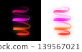 An abstract composition depicting a dynamic spiral 139567021