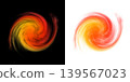 An abstract composition depicting a dynamic spiral 139567023