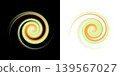 An abstract composition depicting a dynamic spiral 139567027