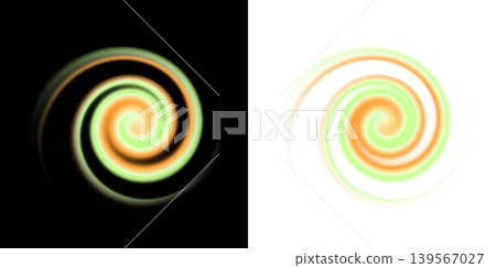 An abstract composition depicting a dynamic spiral An abstract composition depicting a dynamic spiral 139567027